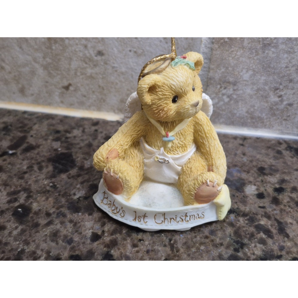 Vintage Collectible Cherished Teddies Baby's 1st Christmas‎ 1995 Enesco Hillman